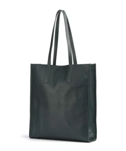 Griffis Shopper 15″ genarbtes Leder dunkelgrün