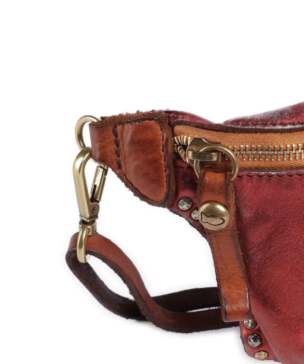 Gürteltasche fein genarbtes Rindsleder rot