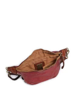 Gürteltasche fein genarbtes Rindsleder rot