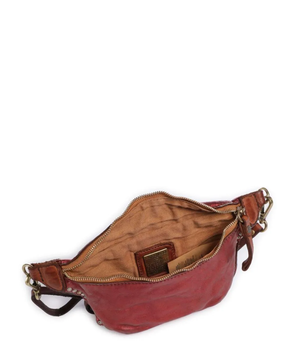 Gürteltasche fein genarbtes Rindsleder rot