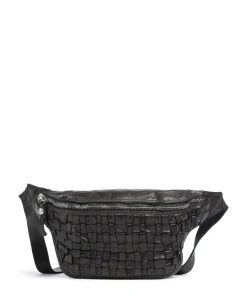 Gürteltasche fein genarbtes Rindsleder dunkelgrau