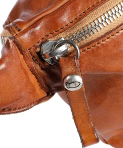 Gürteltasche fein genarbtes Rindsleder cognac
