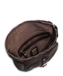 Gürteltasche fein genarbtes Rindsleder dunkelbraun