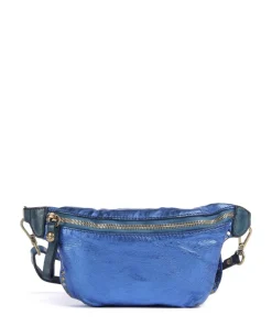 Gürteltasche fein genarbtes Rindsleder blau