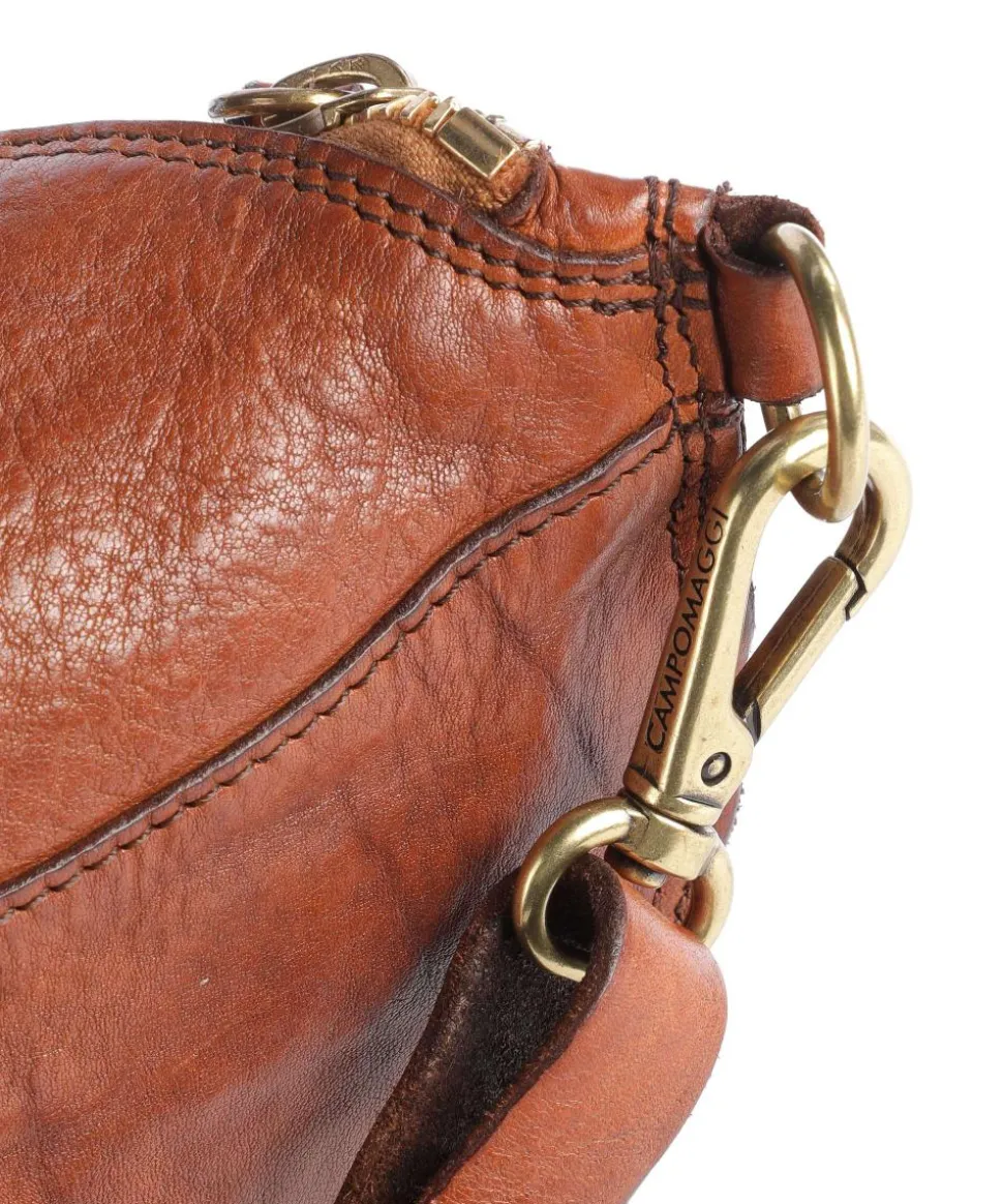 Gürteltasche genarbtes Rindsleder cognac