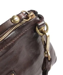 Gürteltasche genarbtes Rindsleder dunkelbraun