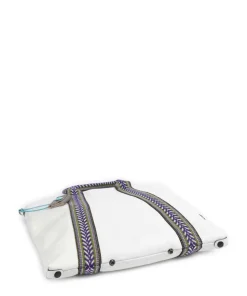 Guadalupe Lydia Shopper genarbtes Kalbsleder weiß