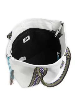 Guadalupe Lydia Shopper genarbtes Kalbsleder weiß