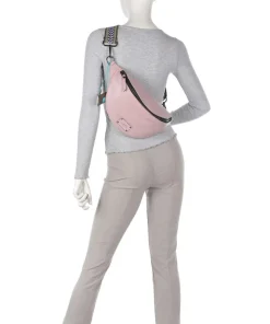 Guadalupe Orlanda Gürteltasche genarbtes Kalbsleder rosa