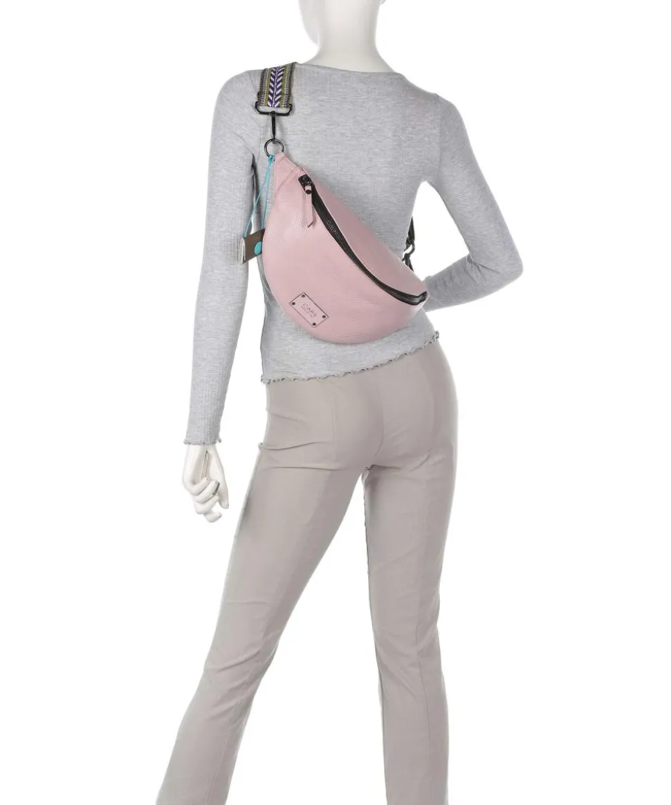 Guadalupe Orlanda Gürteltasche genarbtes Kalbsleder rosa