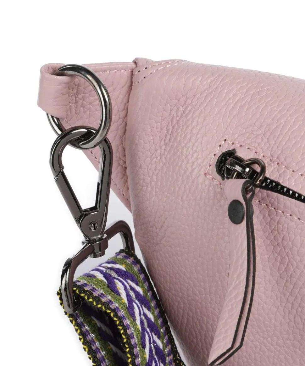 Guadalupe Orlanda Gürteltasche genarbtes Kalbsleder rosa