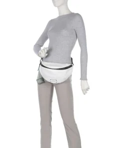 Guadalupe Orlanda Gürteltasche genarbtes Kalbsleder weiß