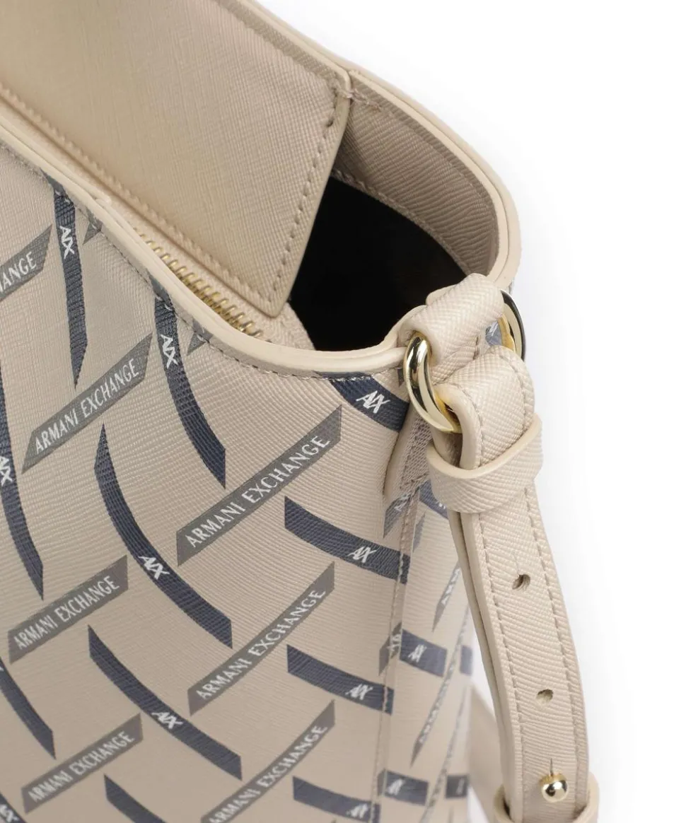 Gynger Logo M Shopper Lederimitat sand