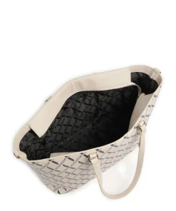 Gynger Logo M Shopper Lederimitat sand