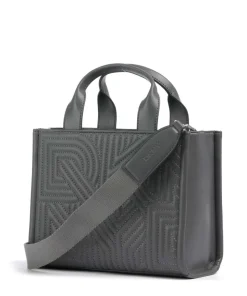 Hadlee Handtasche Lederimitat dunkelgrau