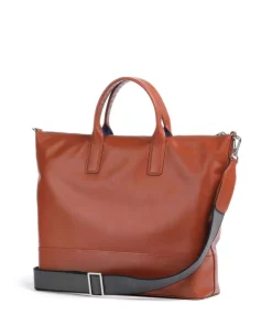 Halmahera Shopper fein genarbtes Kalbsleder rotbraun