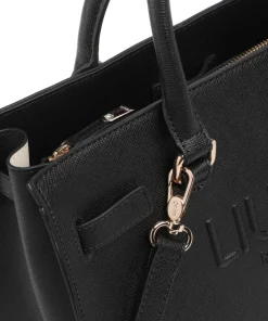 Halona Handtasche Lederimitat schwarz