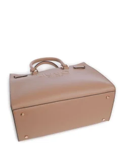 Halona Handtasche Lederimitat hellbraun