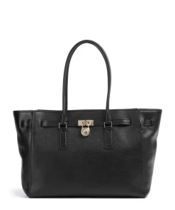 Hamilton Large Shopper genarbtes Rindsleder schwarz