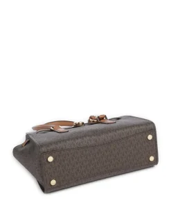 Hamilton Small Schultertasche Lederimitat dunkelbraun