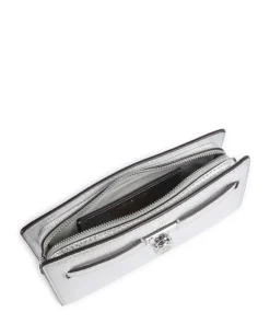 Hamilton XS Umhängetasche genarbtes Rindsleder silber