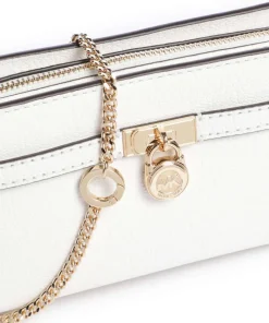 Hamilton XS Umhängetasche genarbtes Rindsleder weiß