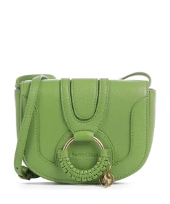 Hana Mini Umhängetasche genarbtes Ziegenleder hellgrün