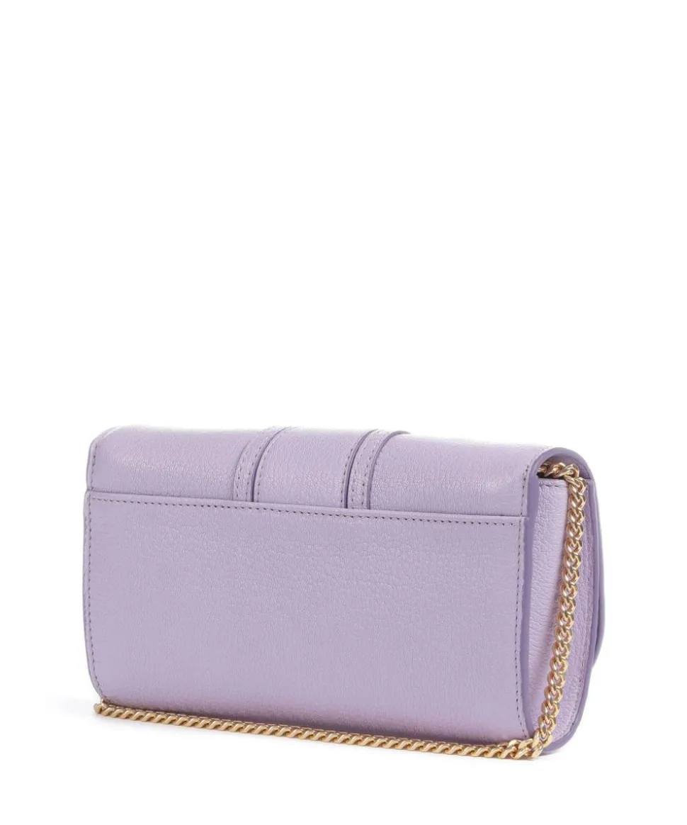 Hana Umhängetasche genarbtes Ziegenleder violett