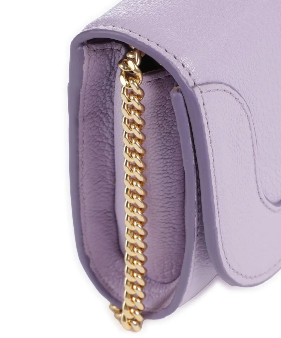 Hana Umhängetasche genarbtes Ziegenleder violett