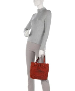 Handtasche Canvas orange