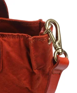 Handtasche Canvas orange