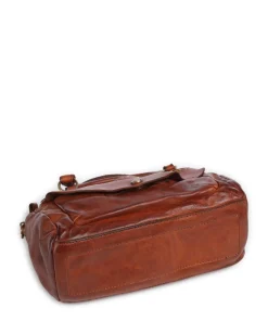 Handtasche fein genarbtes Rindsleder cognac