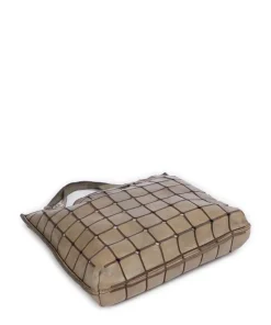 Handtasche Rindsleder beige