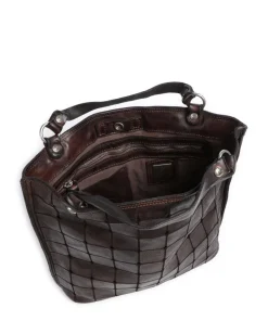 Handtasche Rindsleder dunkelbraun