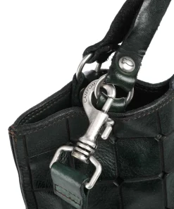 Handtasche Rindsleder dunkelgrün