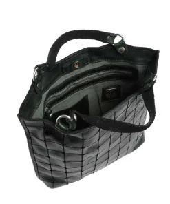 Handtasche Rindsleder dunkelgrün