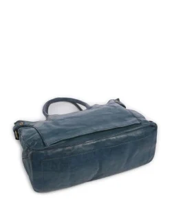 Handtasche Rindsleder dunkelblau