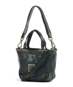 Handtasche Rindsleder dunkelgrün