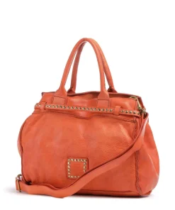Handtasche Rindsleder orange