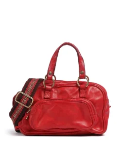 Handtasche Rindsleder rot