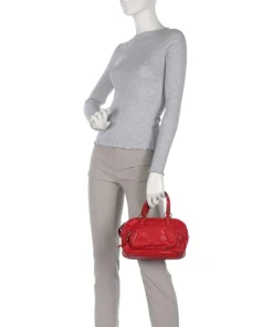 Handtasche Rindsleder rot