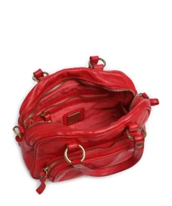 Handtasche Rindsleder rot
