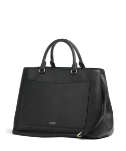 Hanna 37 Handtasche Saffiano-Rindsleder schwarz