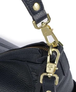 Hanna Beuteltasche genarbtes Rindsleder navy