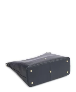 Hanna Beuteltasche genarbtes Rindsleder navy