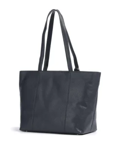 Hanna Shopper genarbtes Rindsleder navy
