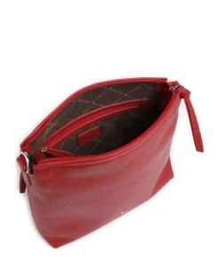 Hanna Umhängetasche genarbtes Rindsleder rot