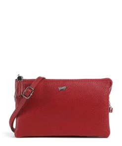 Hanna Umhängetasche genarbtes Rindsleder rot