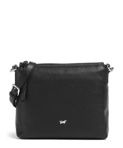 Hanna Umhängetasche genarbtes Rindsleder schwarz