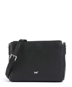 Hanna Umhängetasche genarbtes Rindsleder schwarz